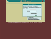 Tablet Screenshot of ifginsurance.com
